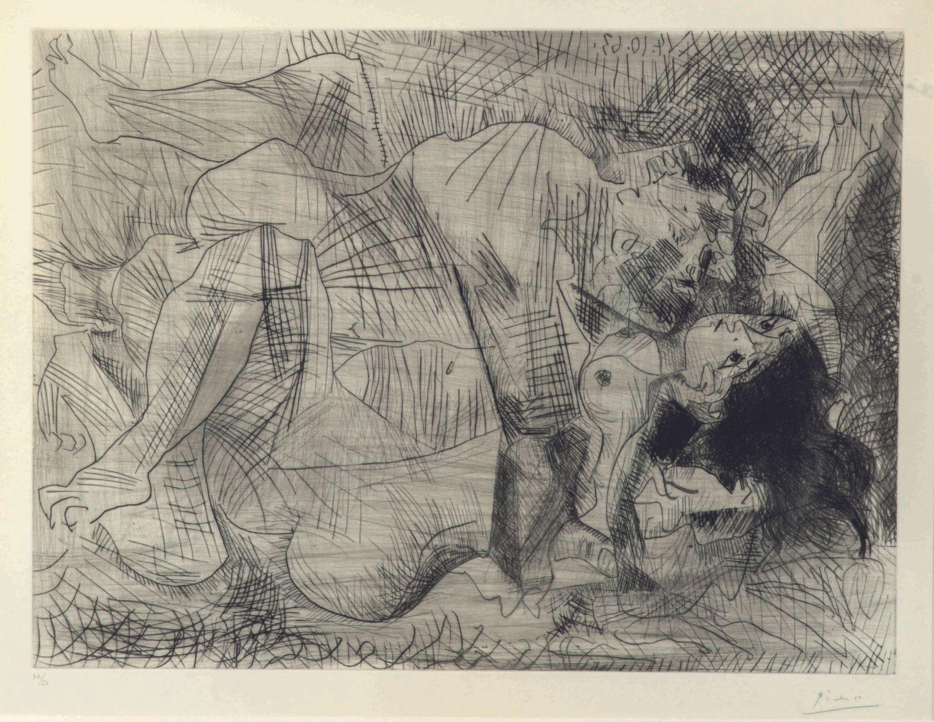 Pablo Picasso Print - Étreinte I