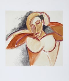 Etude pour le Nu, Cubist Lithograph by Pablo Picasso