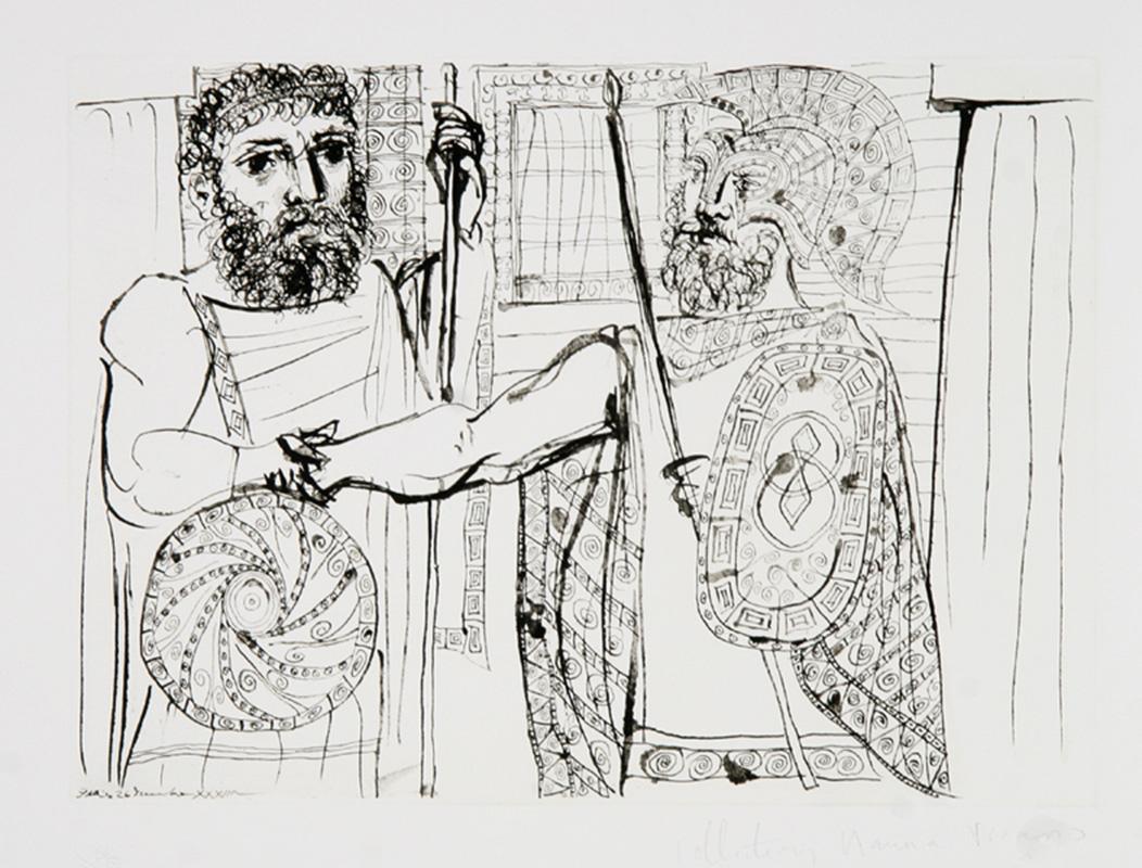 Pablo Picasso Abstract Print - Etude pour Lysistratas