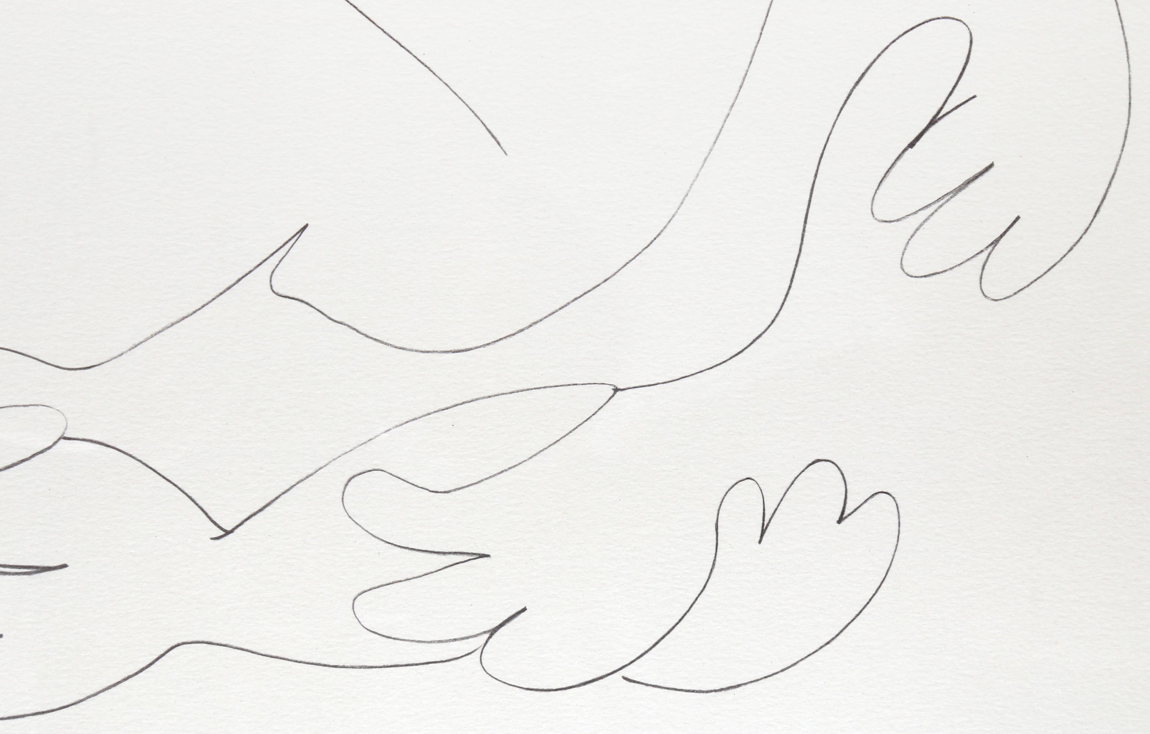Etudes de Mains et Colombe II – Print von Pablo Picasso
