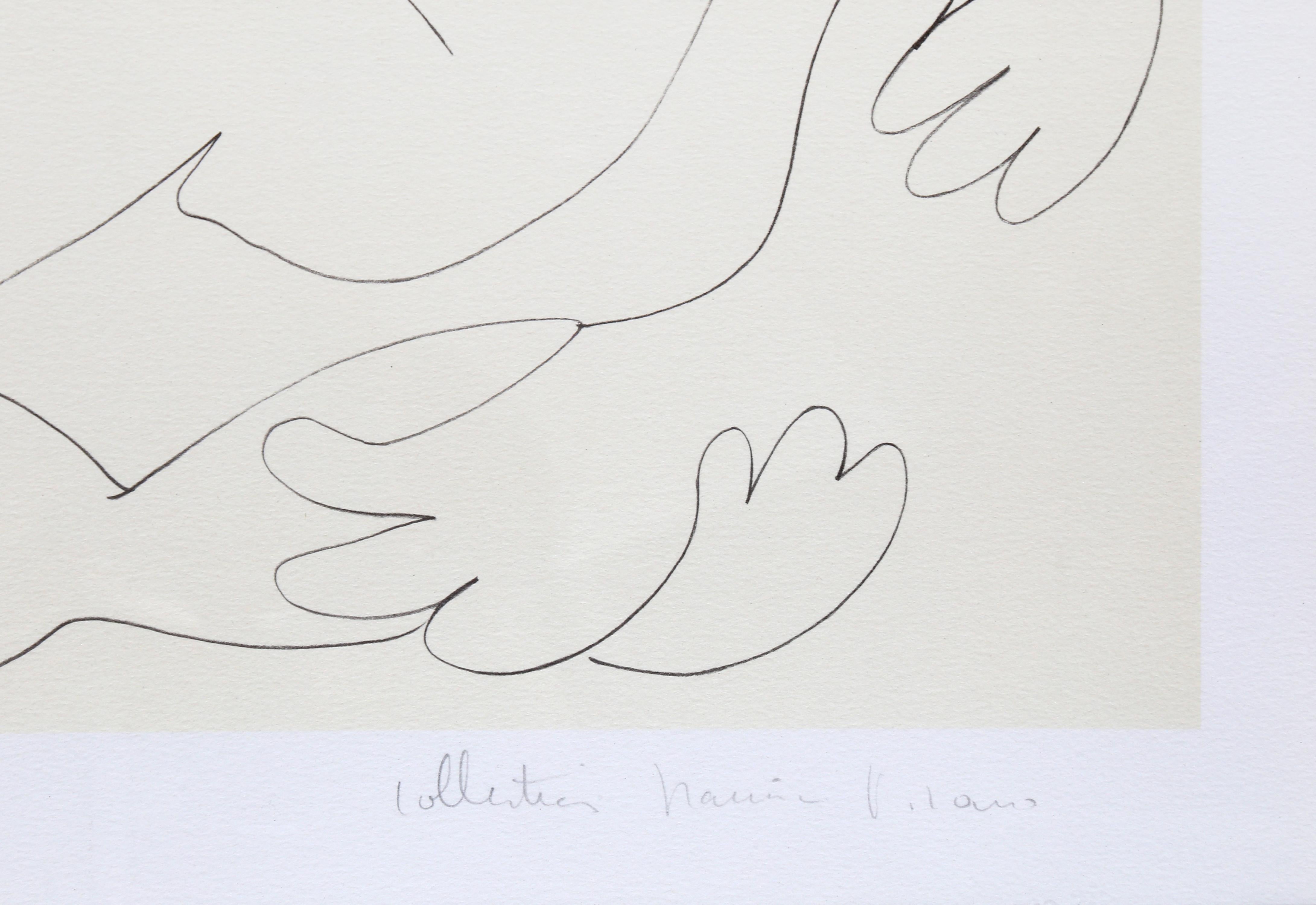 A lithograph from the Marina Picasso Estate Collection after the Pablo Picasso painting 