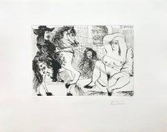 Pablo Picasso, Exchange de Regards from 347 Series, aquatint and drypoint