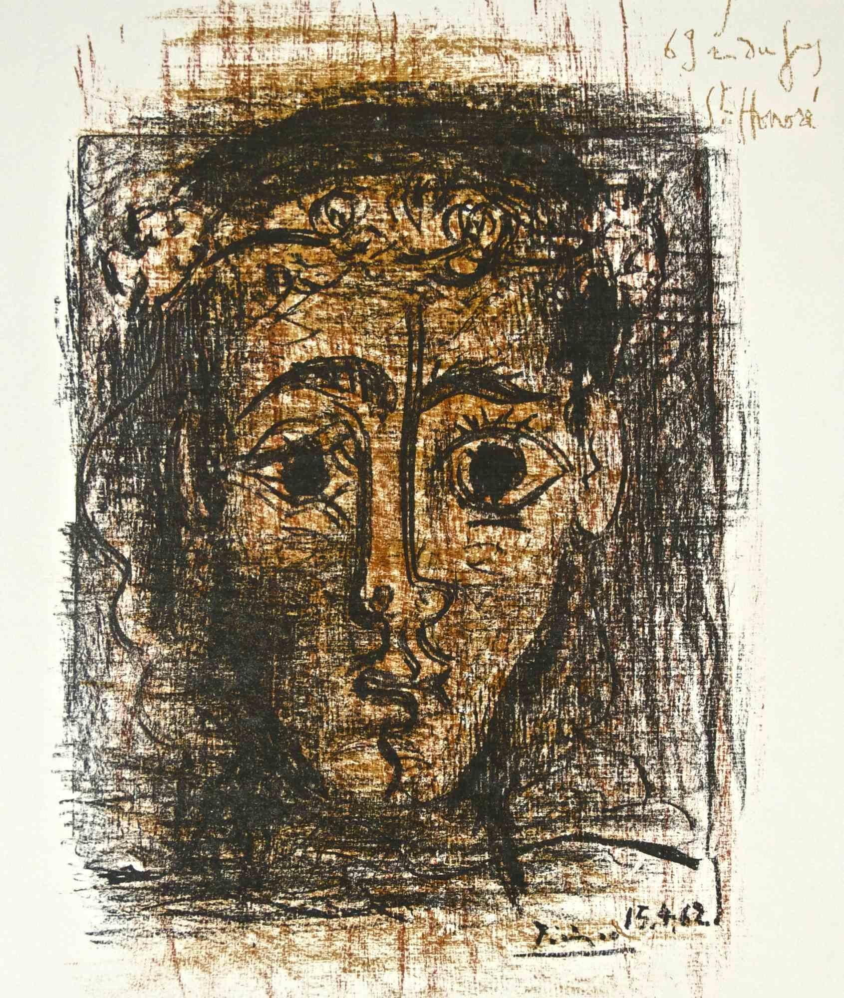 Exhibition Alex Maguy - Lithograph by Pablo Picasso - 1962 For Sale 1
