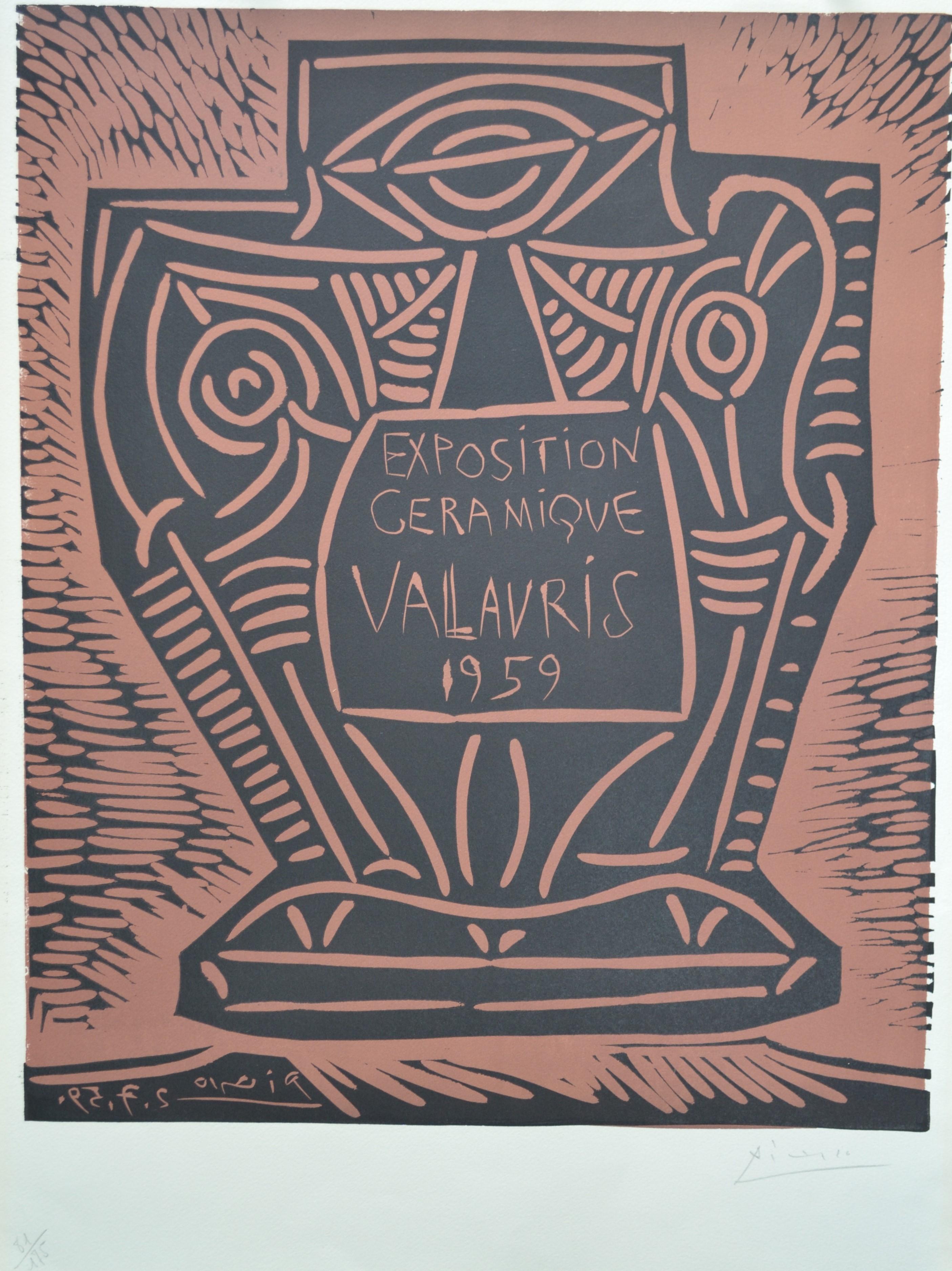 Exposition Céramique Vallauris - B1286 - Print by Pablo Picasso