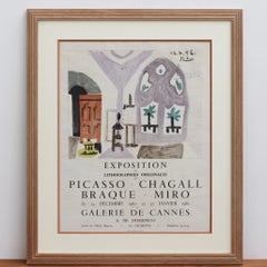 'Exposition Galerie de Cannes' Lithograph Poster