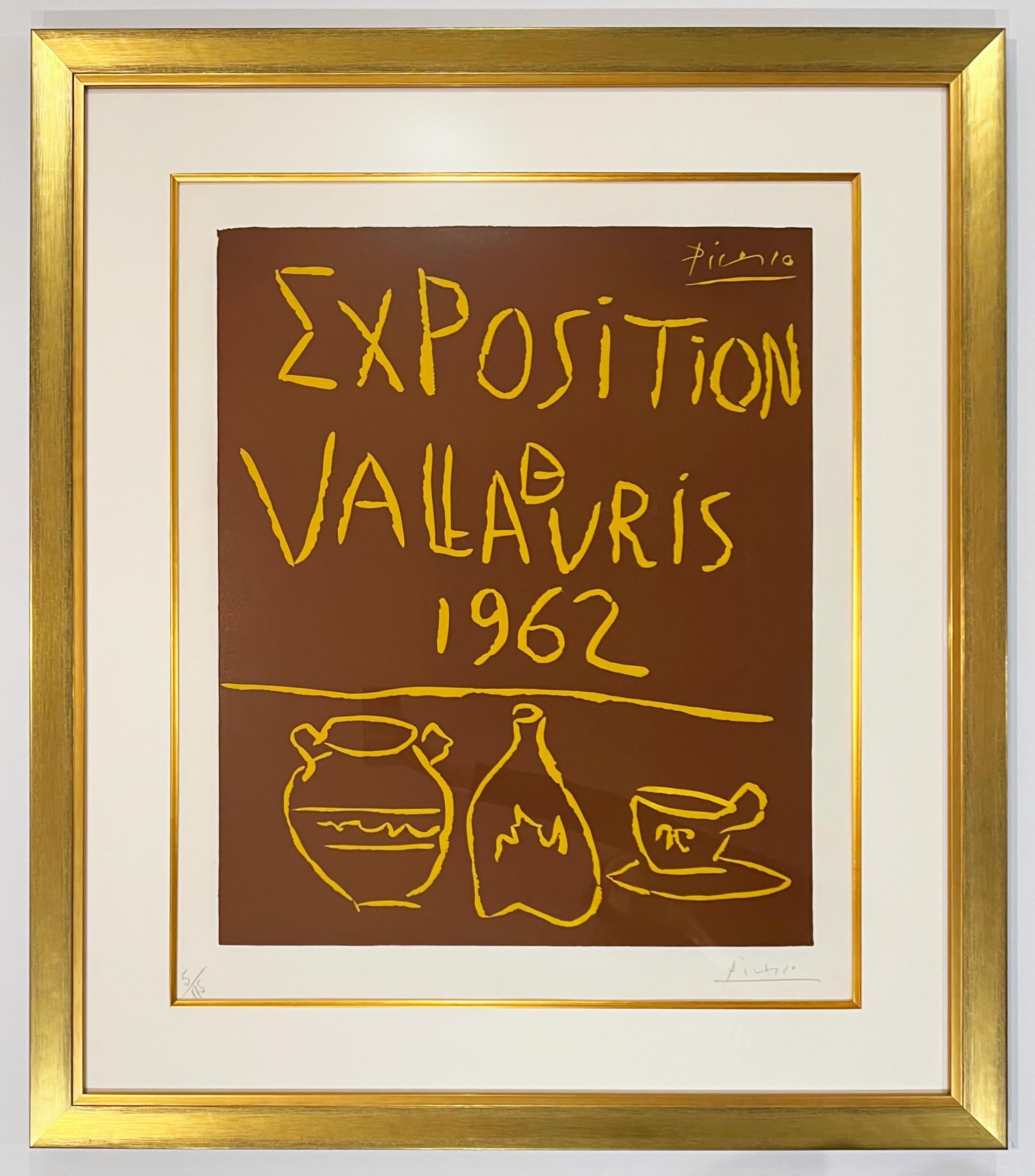 Exposition Vallauris 1962 - Print by Pablo Picasso