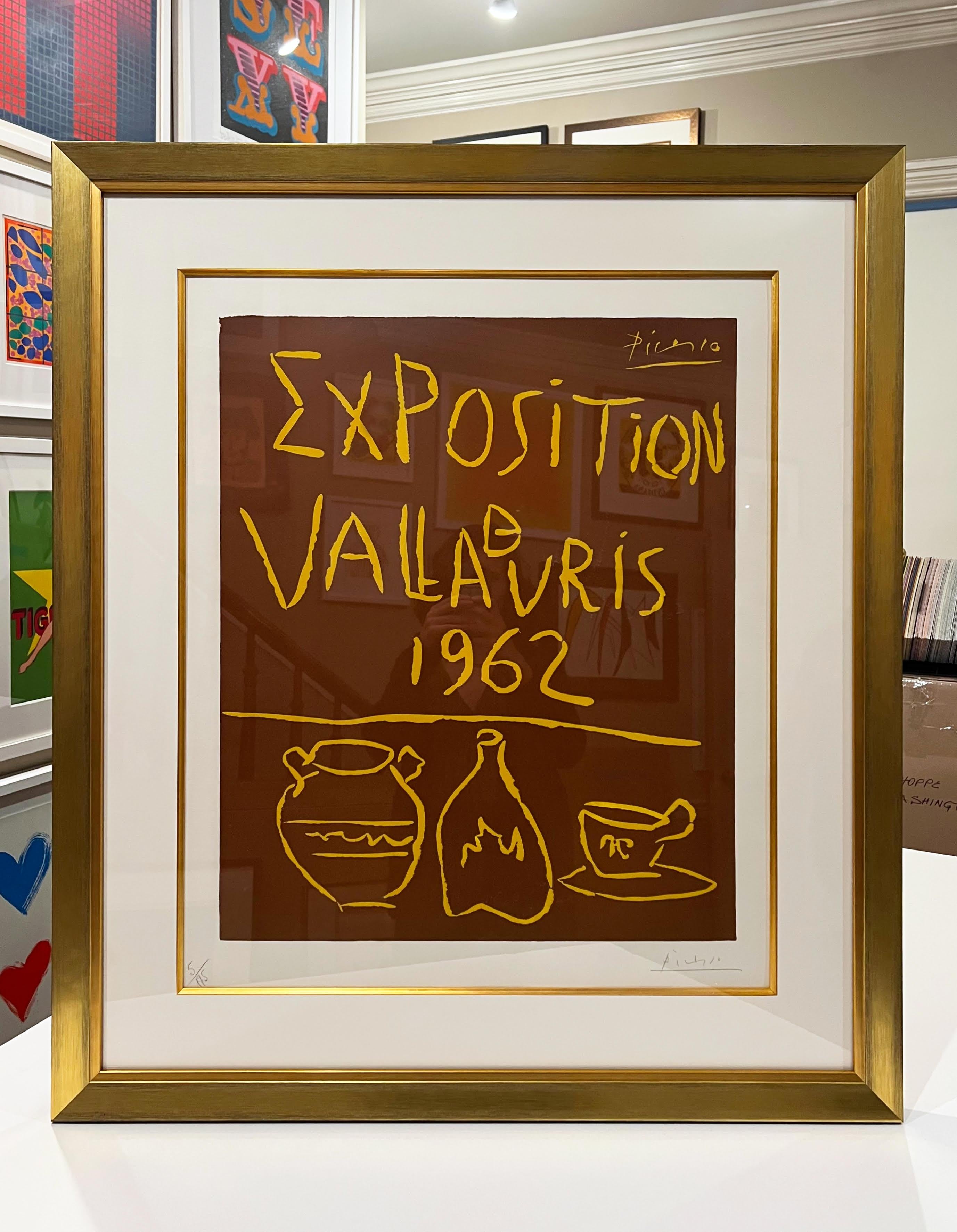 Exposition Vallauris 1962 - Cubist Print by Pablo Picasso