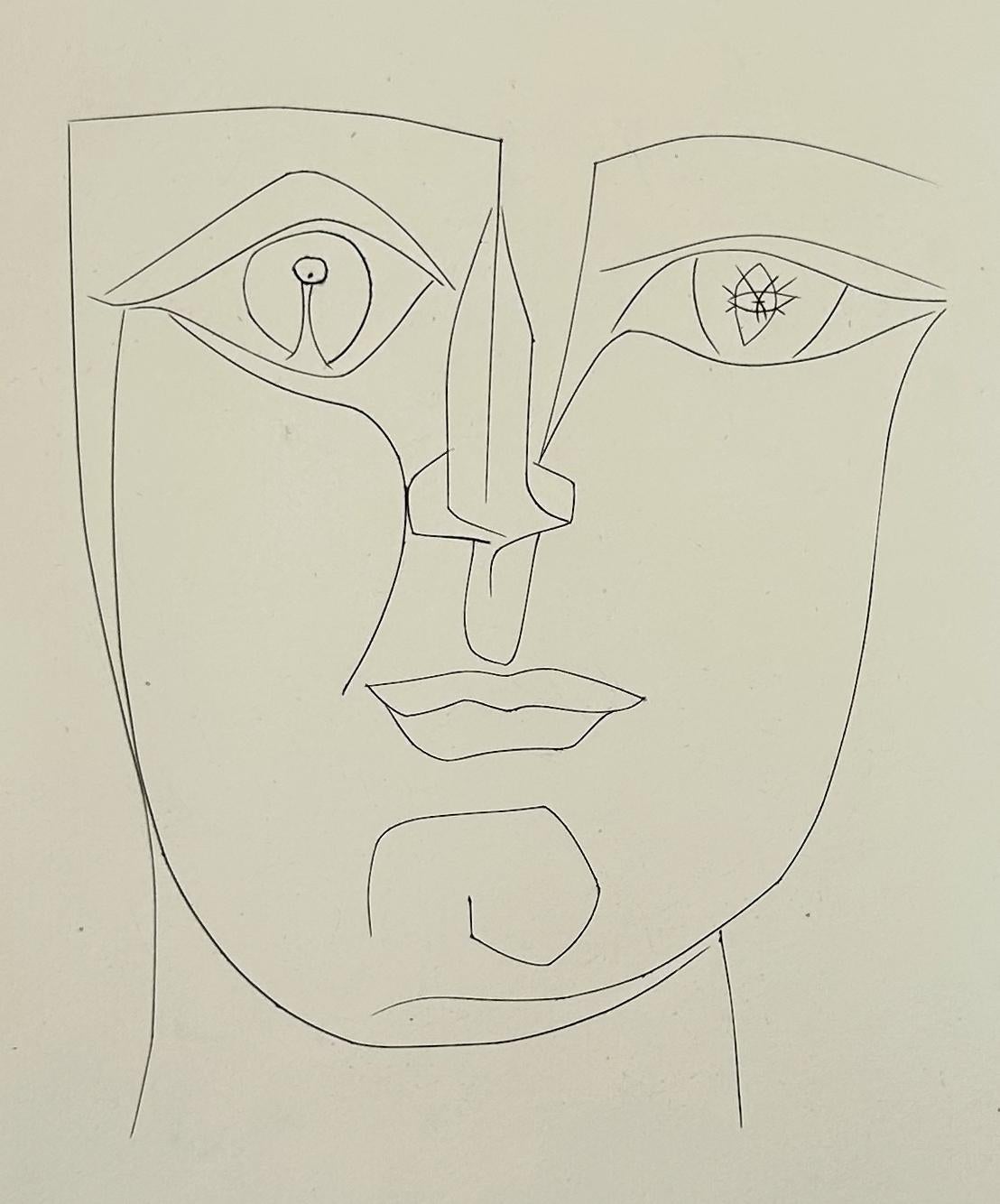 Face with Two Images in the Eyes (Plate XXXVII), de Carmen