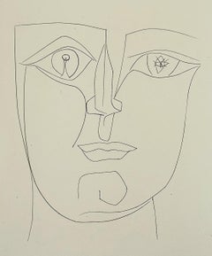 Face with Two Images in the Eyes (Plate XXXVII), de Carmen