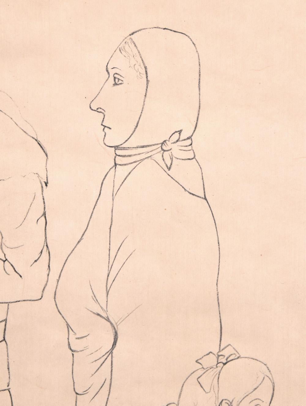 Famille des Saltimbanques (Famiglia di acrobati), 1950 ca. 1