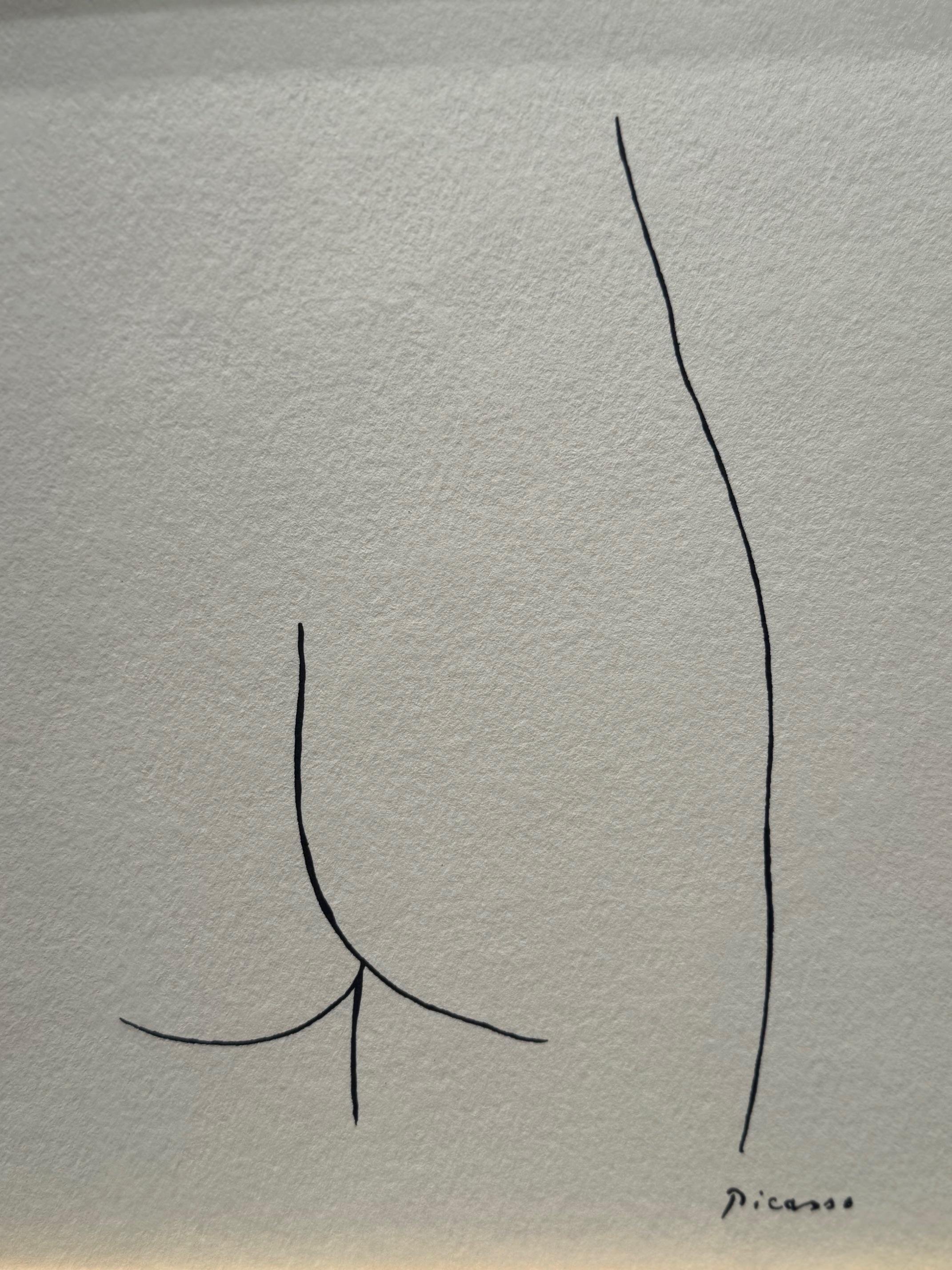 Female Butt - Pablo Picasso's series on text of Buffon, plate signed lithograph For Sale 4