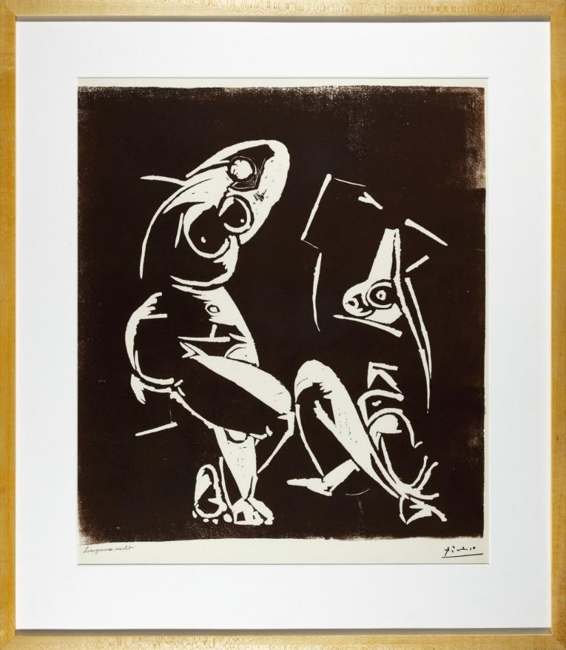 Femme à leur toilette - Print de Pablo Picasso