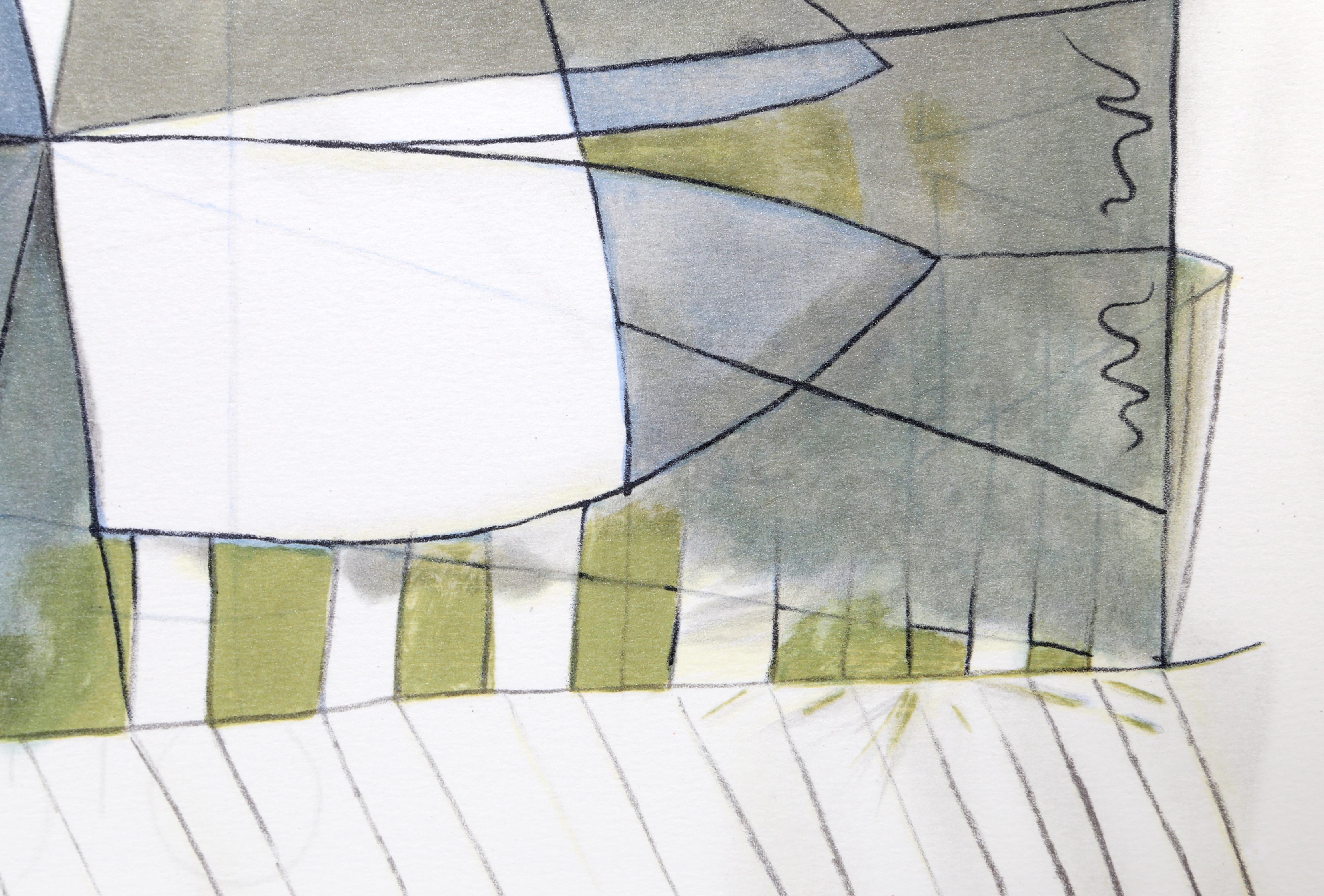 Femme Allongee, Cubist Lithograph after Pablo Picasso For Sale 1
