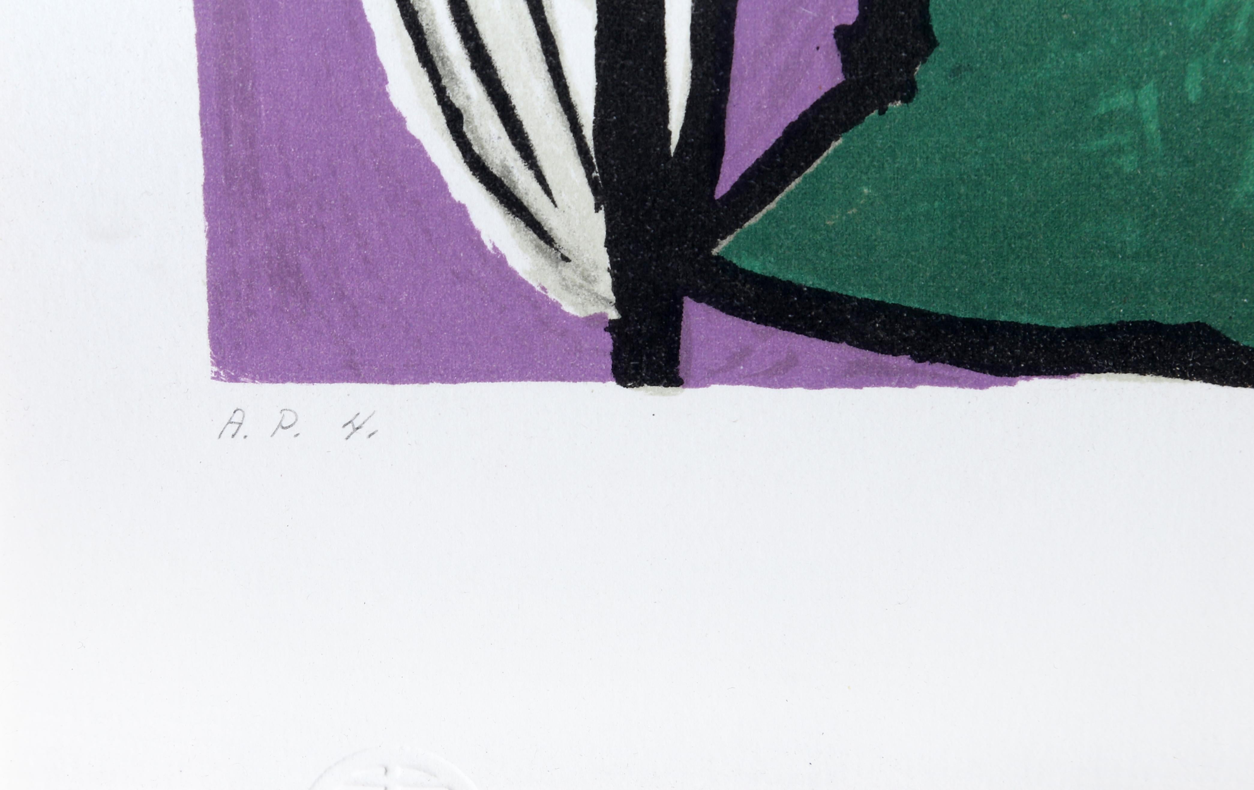 Litografía de la Colección del Patrimonio de Marina Picasso según el cuadro de Pablo Picasso 