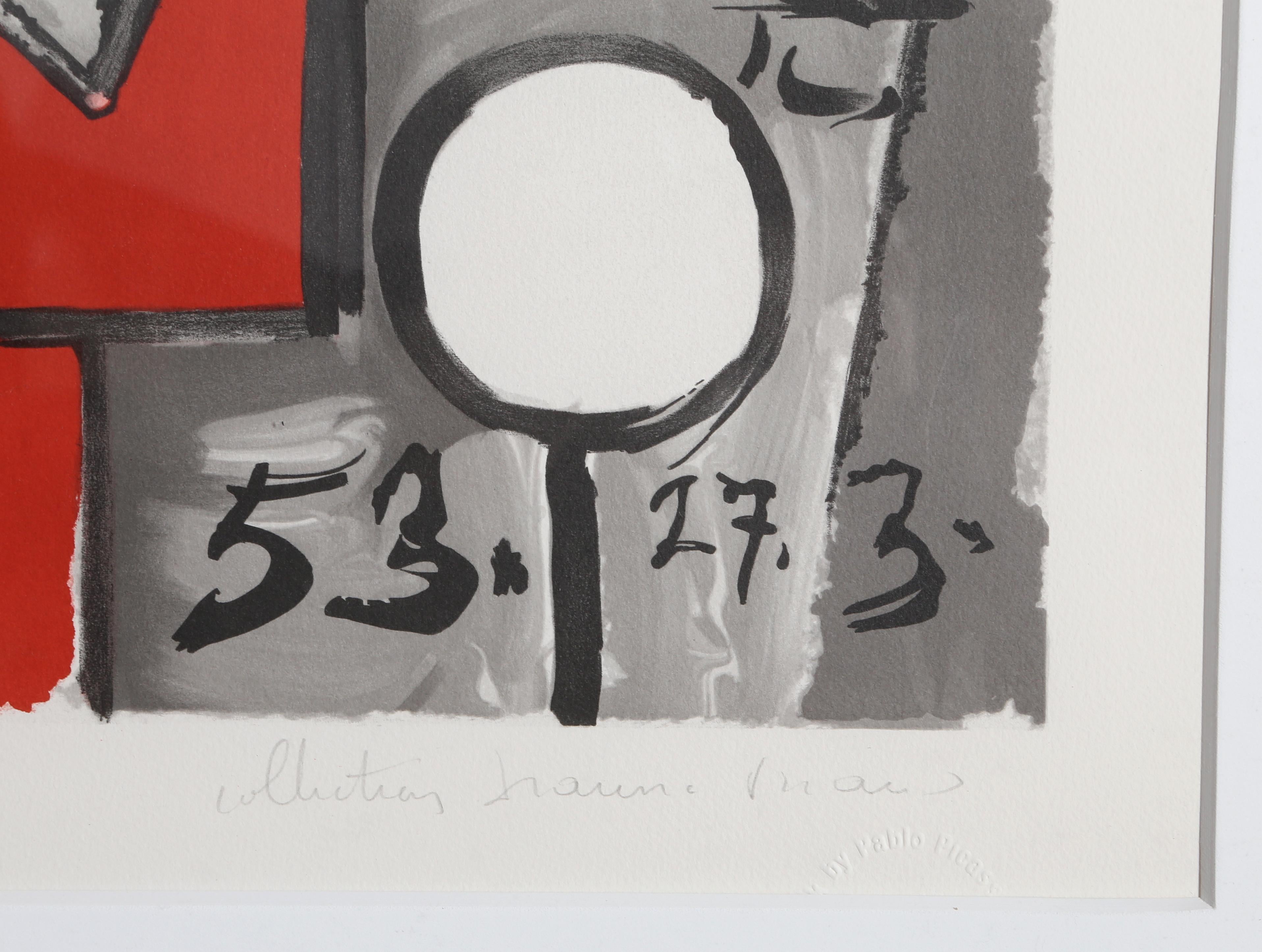 Femme Assise, kubistische Lithographie von Pablo Picasso im Angebot 2