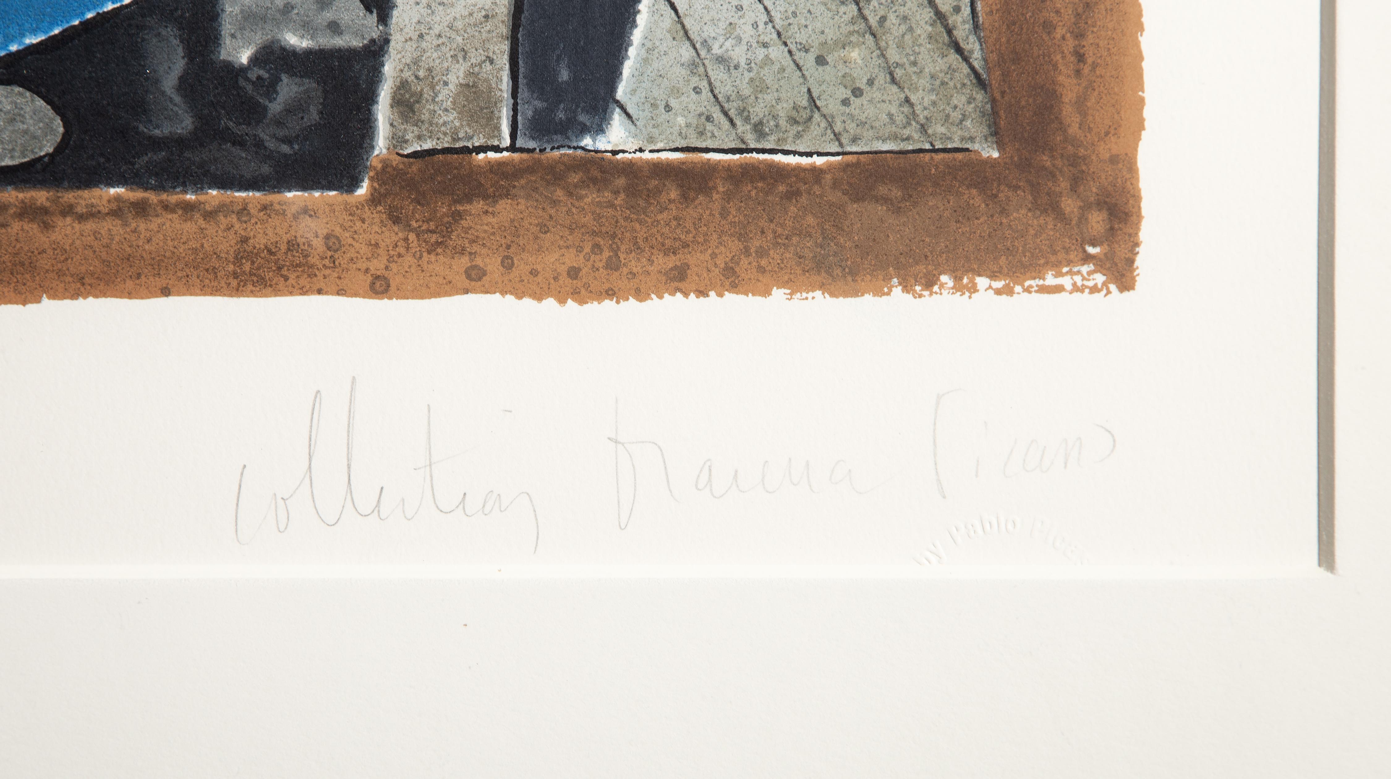 Femme Assise, lithographie cubiste de Pablo Picasso en vente 3