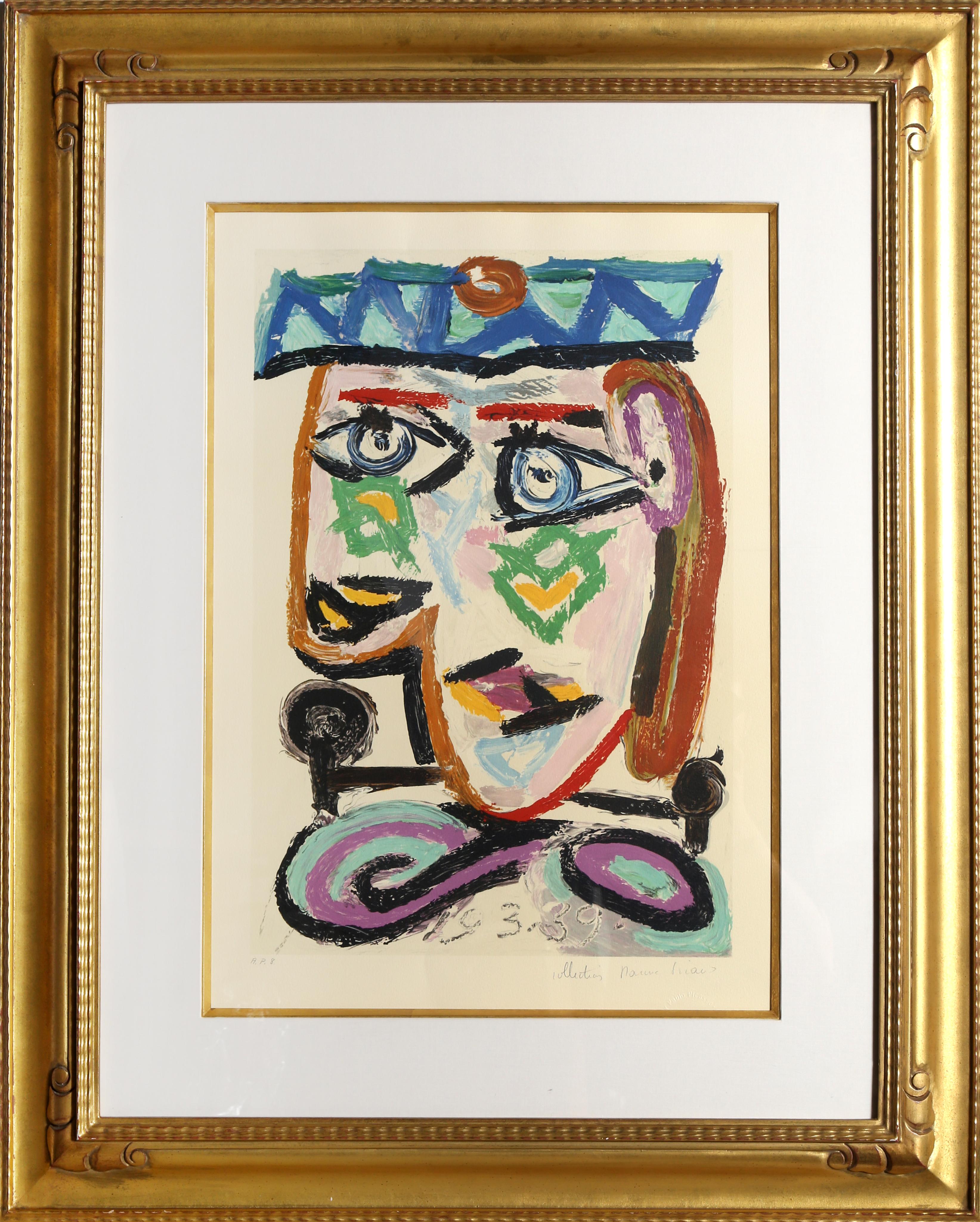Pablo Picasso Portrait Print - Femme au Beret