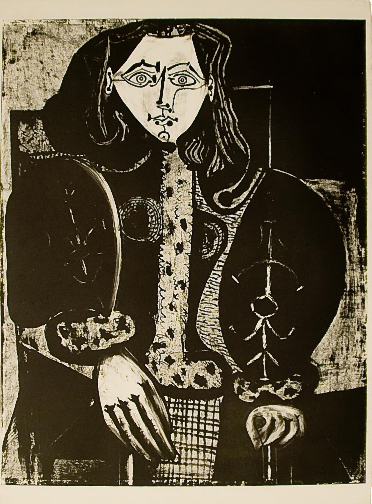 Pablo Picasso: Femme au Fauteuil No. 1 (d'après le rouge) (M134)