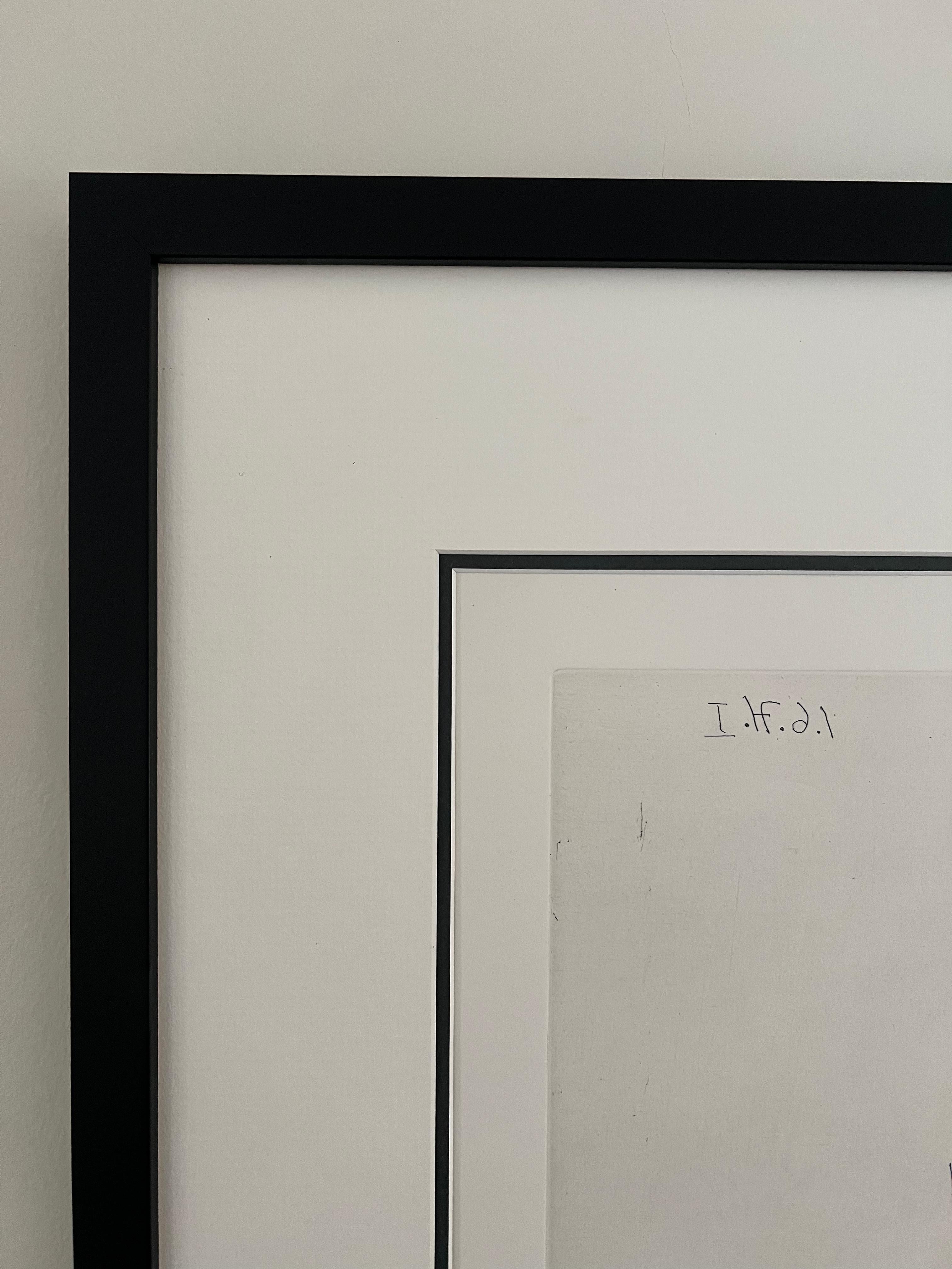 Femme au grand nez, en raccourci, sur un lit - Pablo Picasso, Moderne Kunst, Akt, Femme au grand nez im Angebot 6