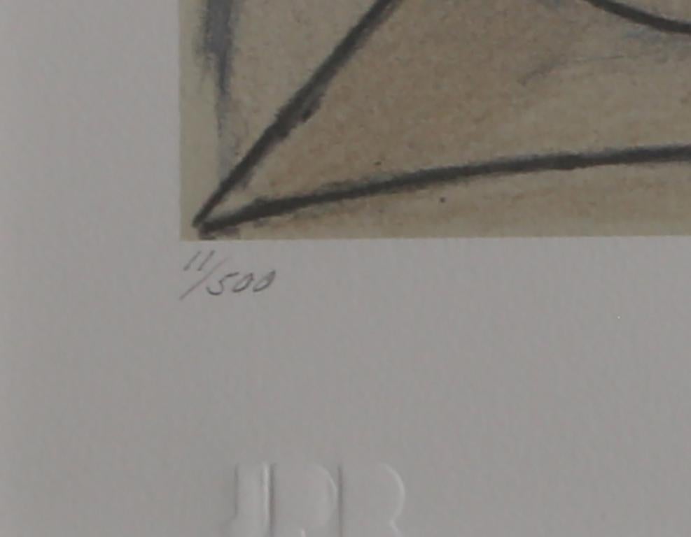 Femme aux Mains Jointes, litografia cubista (after) Pablo Picasso in vendita 5