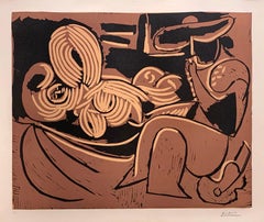 Femme couchée et homme à la guitare (Woman Lying Down and Man with a Guitar)