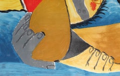 Femme Couchee, Cubist Lithograph after Pablo Picasso