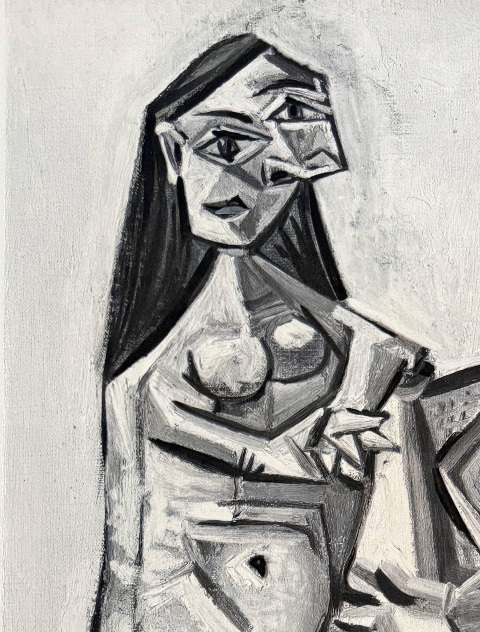 Femmes - Gray Print by Pablo Picasso