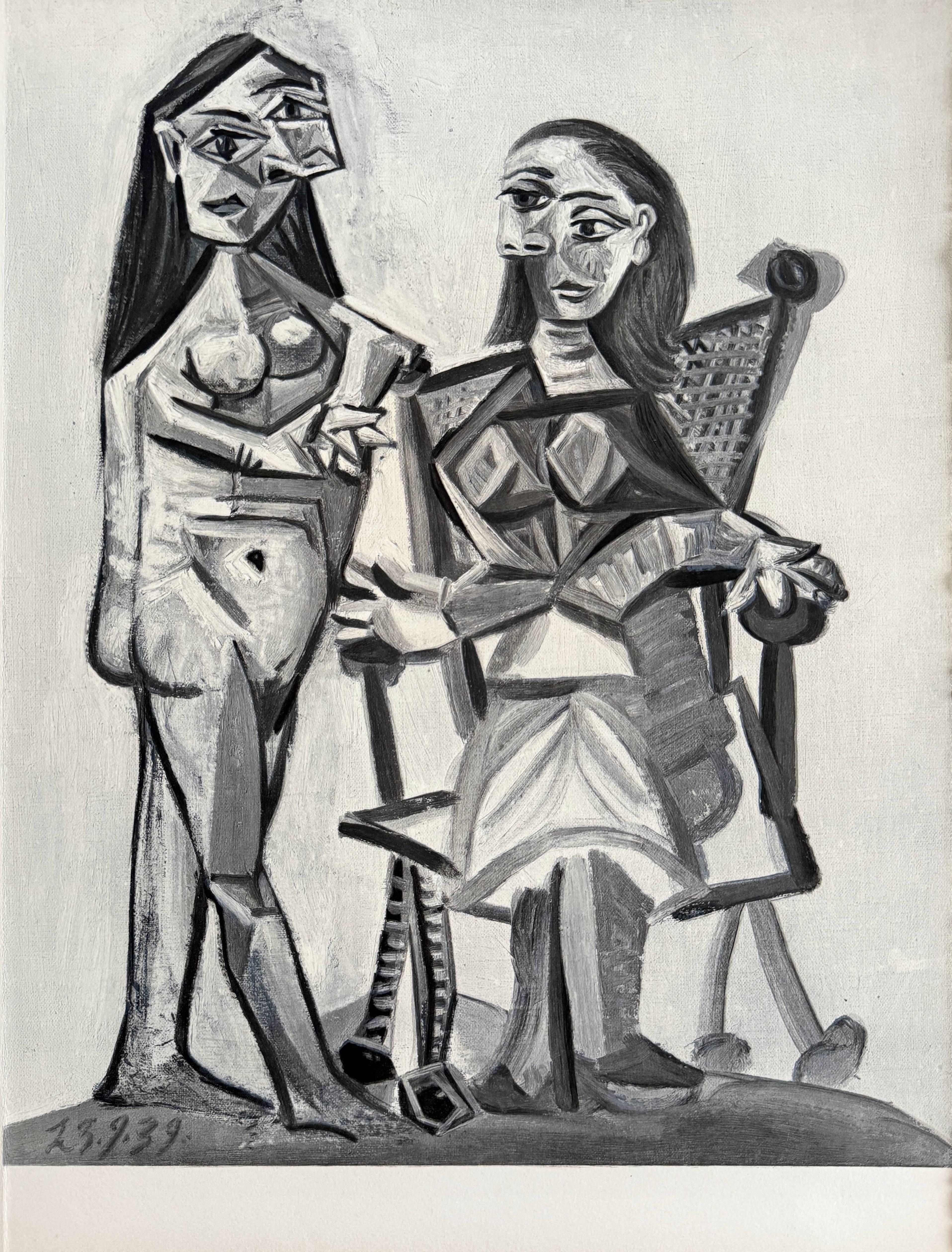 Femmes Lithograph by Pablo Picasso, 1957, Excellent
