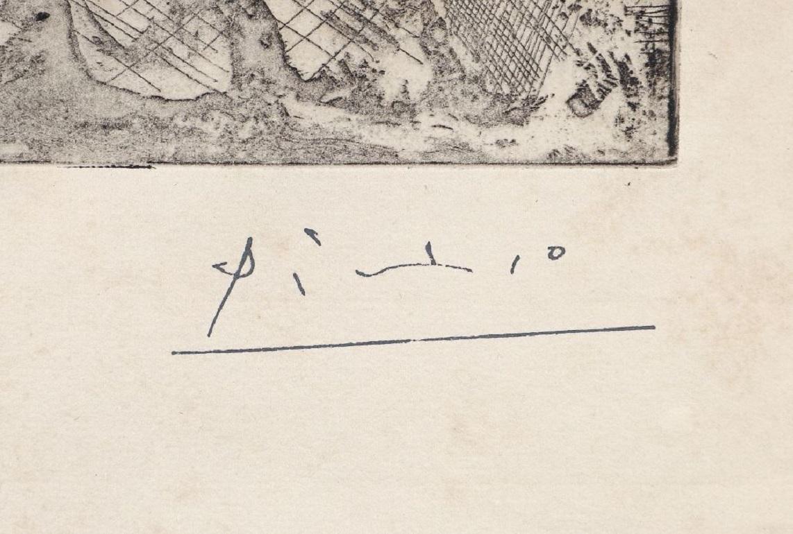 Feuille d'etudes Techniques: Neuf Tetes - Modern Art by Pablo Picasso