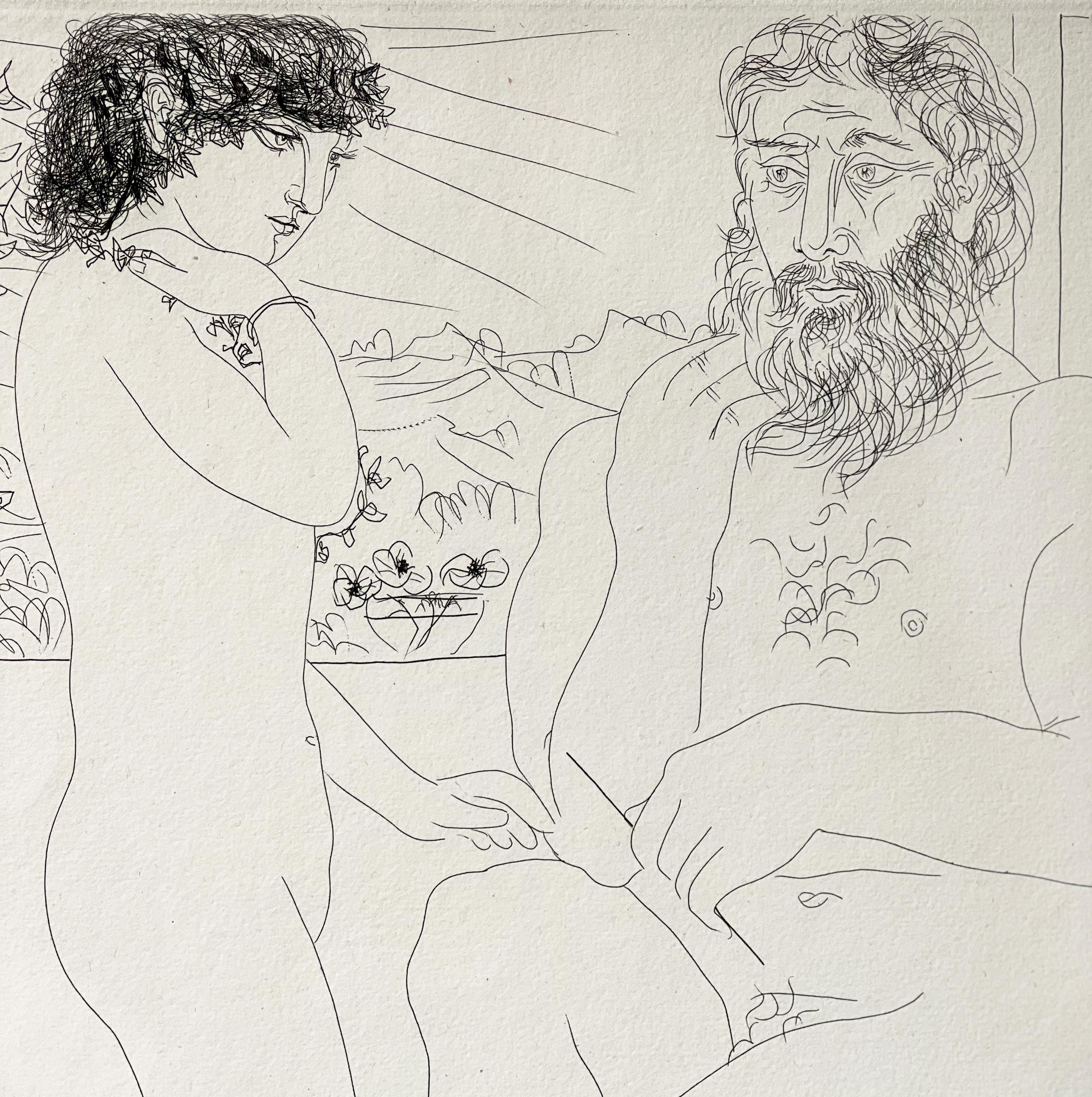 Gravure figurative de Picasso, 