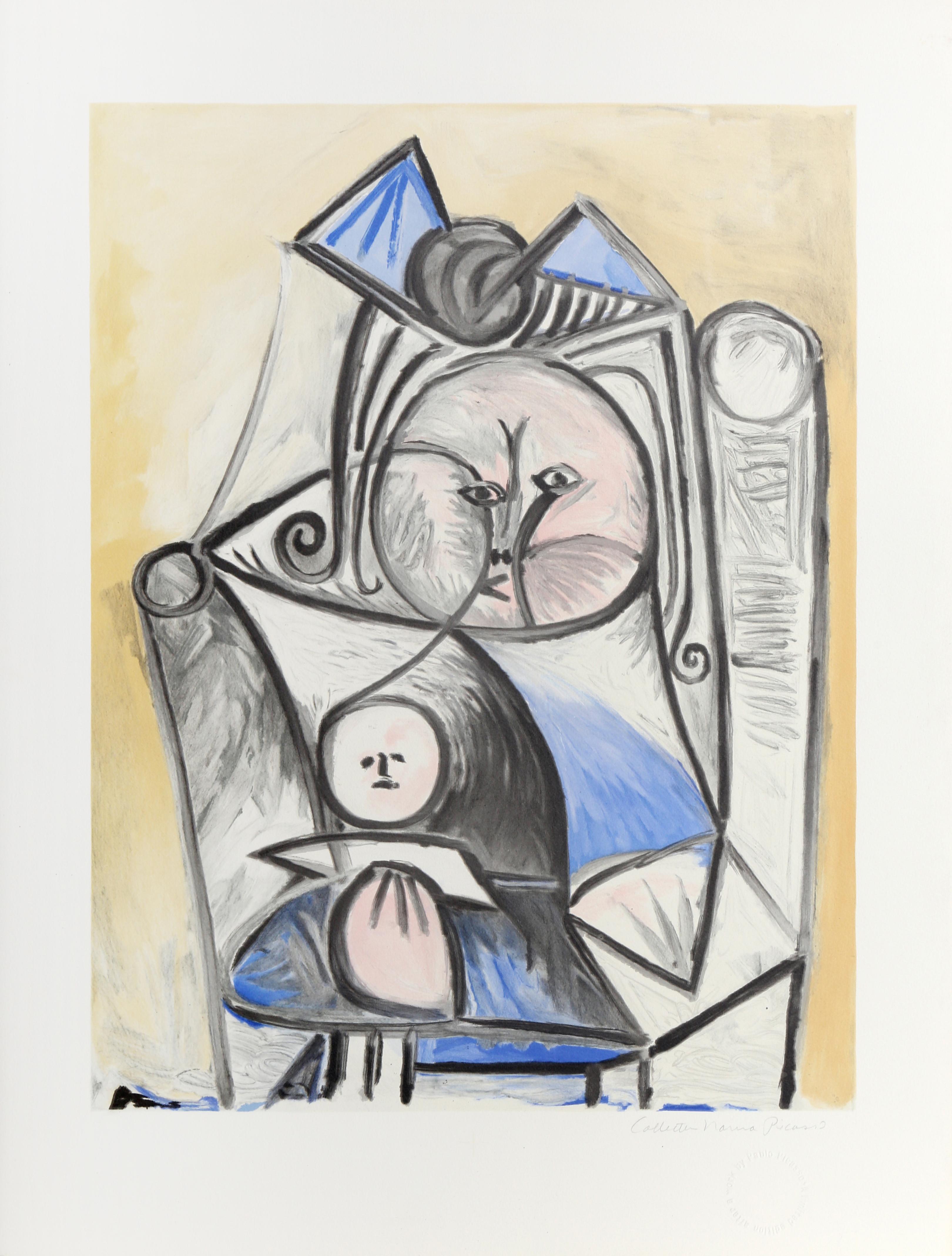 Pablo Picasso Abstract Print - Fillette a la Poupee