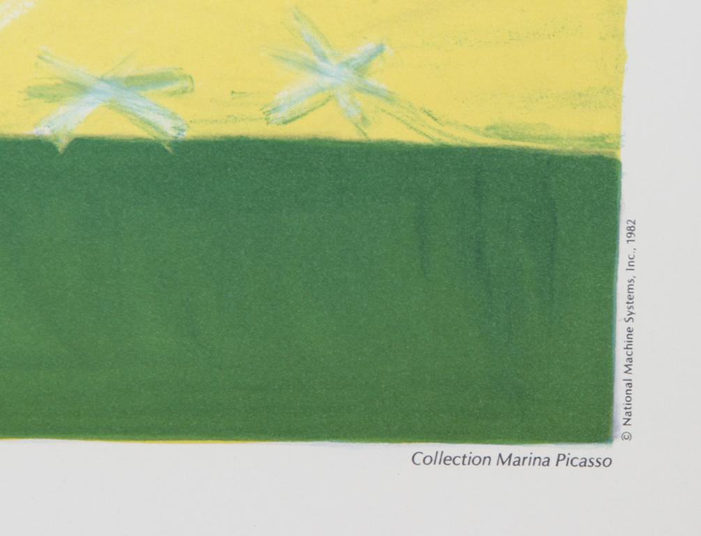 Fillette Couronee au Bateau, lithographie d'après Pablo Picasso en vente 2