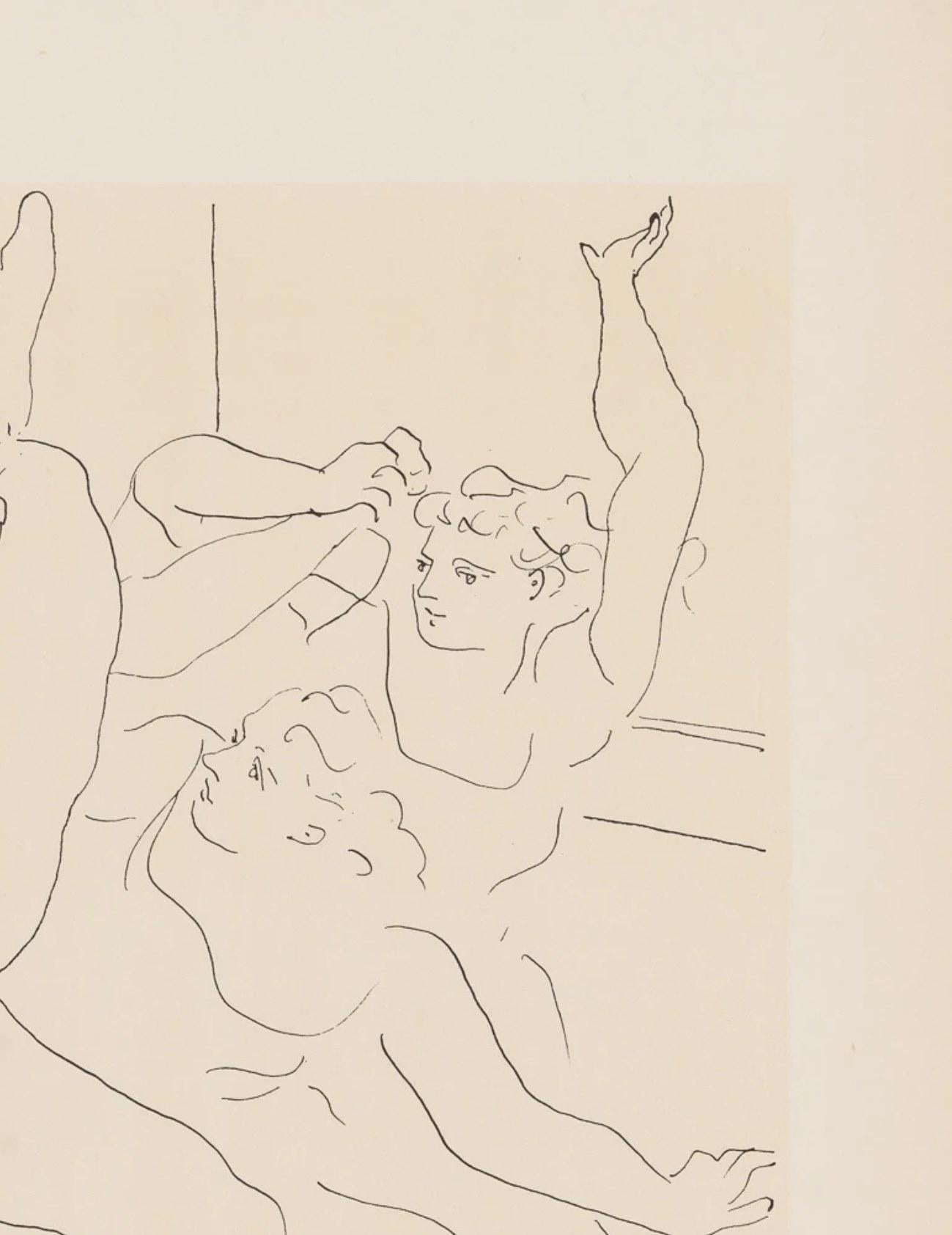 Pablo Picasso (1881-1973) - Vier Ballett-Tänzerinnen 

Lithographie von 1946.

Abmessungen des Werks: 48 x 32,8 cm

Herausgeber: Pantheon.

Das Werk ist in ausgezeichnetem Zustand.

Schneller und sicherer Versand.