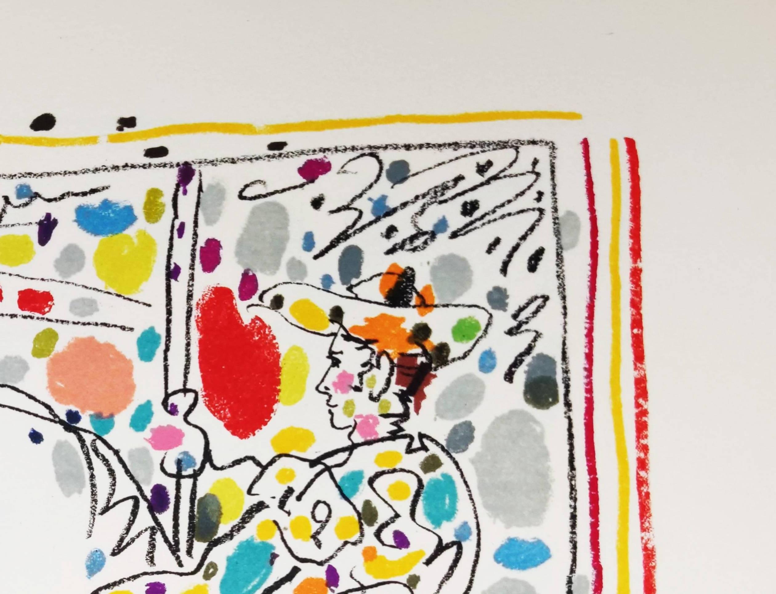 Four original lithographs - A Los Toros series For Sale 7