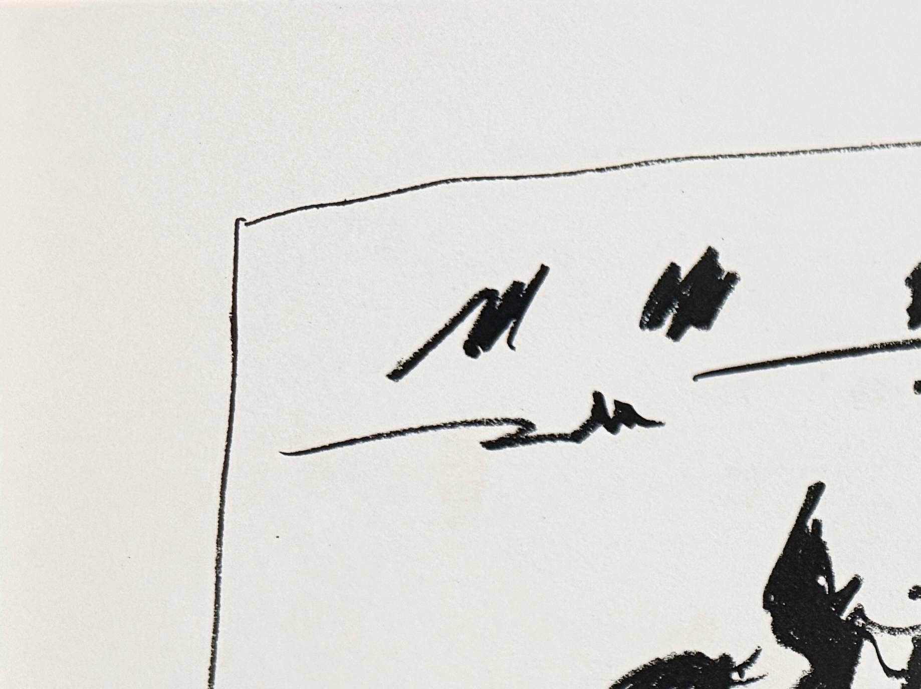 Four original lithographs - A Los Toros series For Sale 12