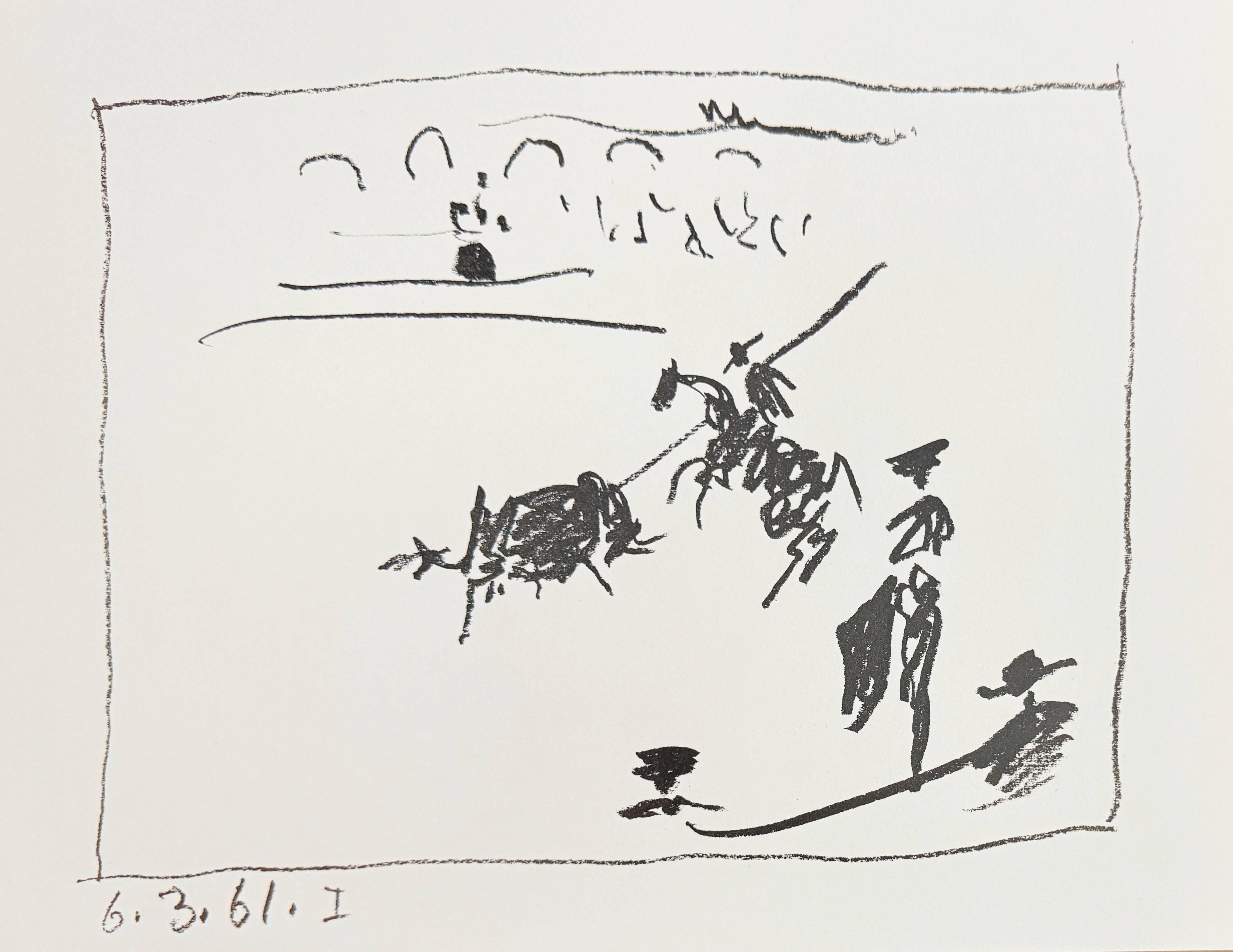 Four original lithographs - A Los Toros series For Sale 13