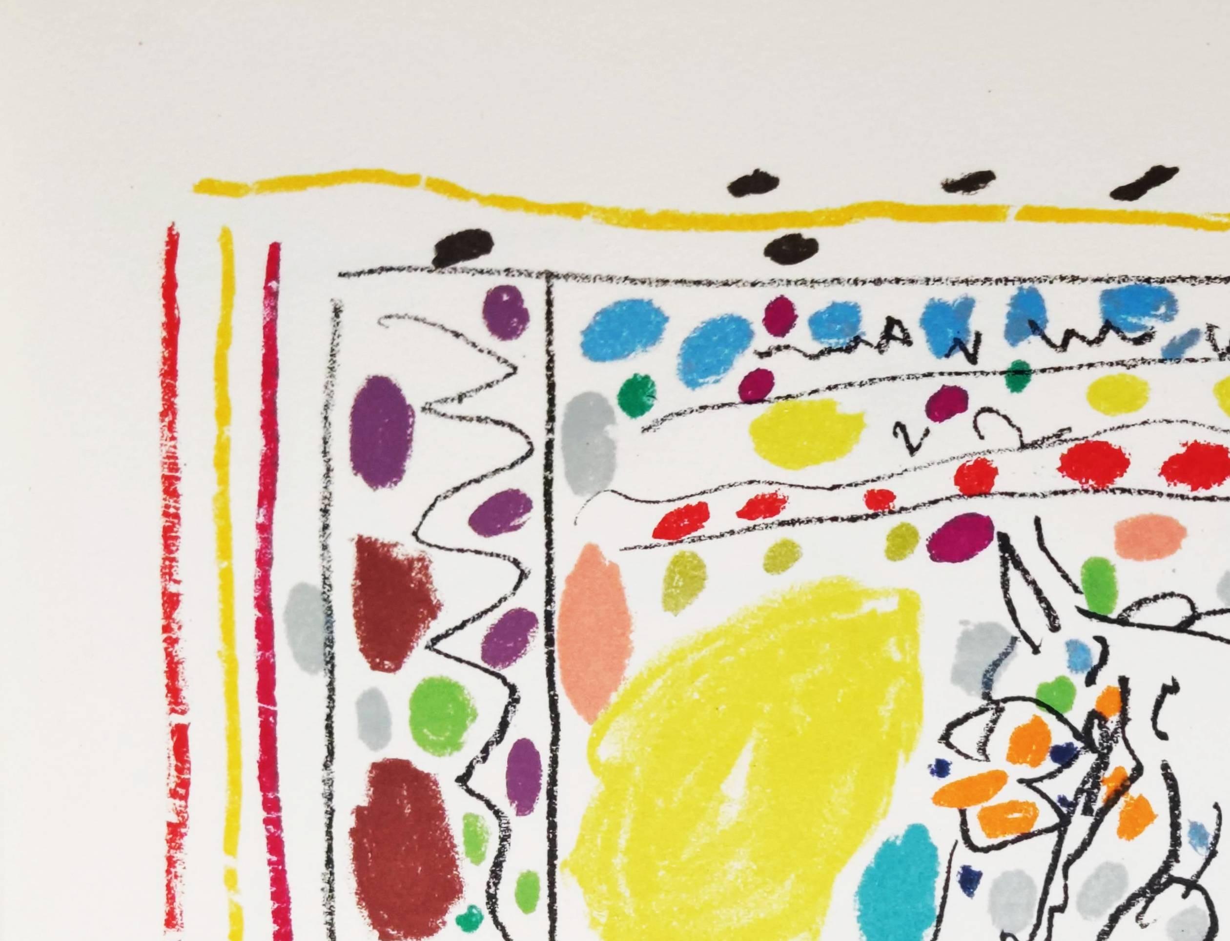 Four original lithographs - A Los Toros series For Sale 6