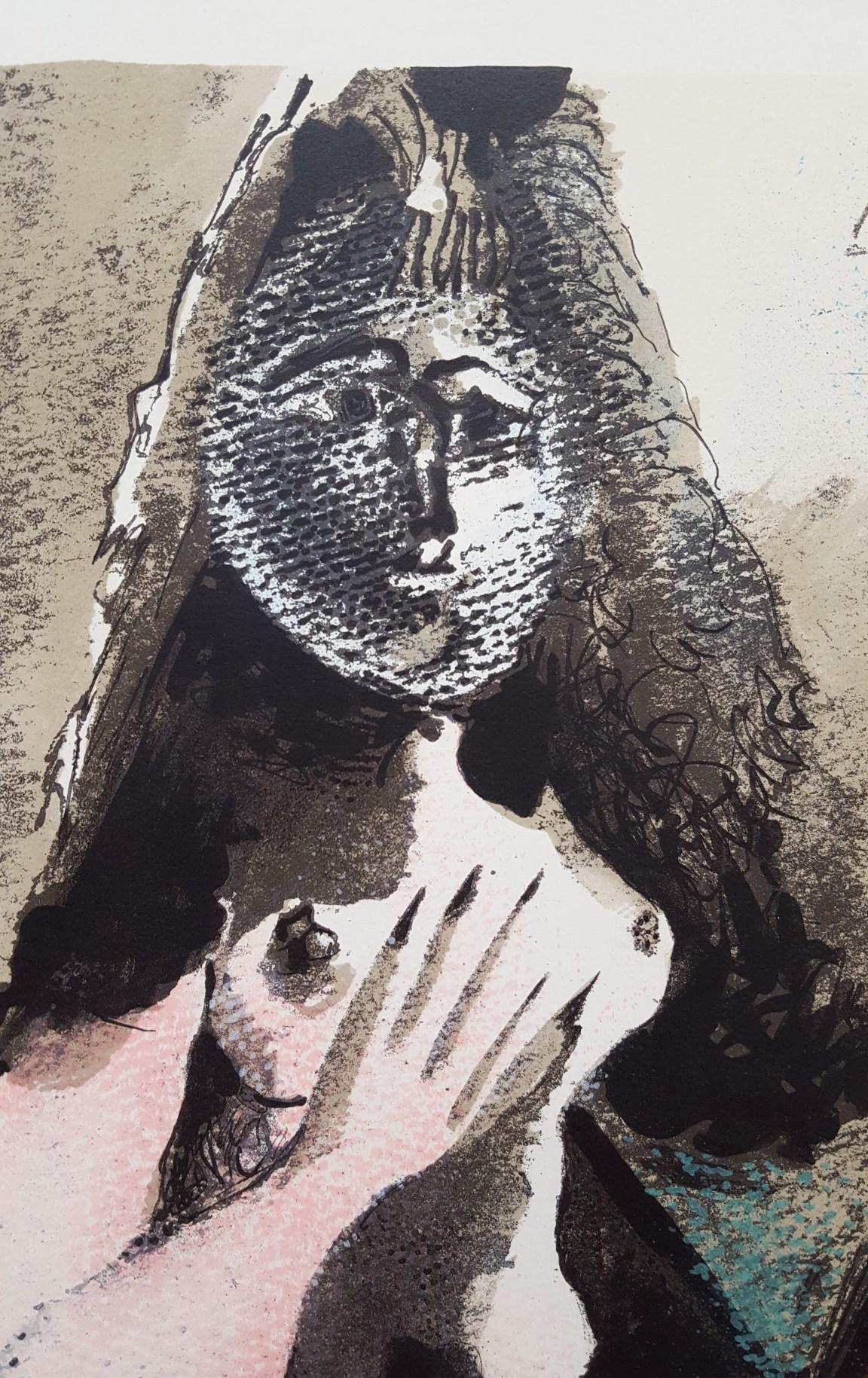 Affiche de la Galerie Louise Leiris (Le peintre et son modèle) /// Pablo Picasso nu en vente 9