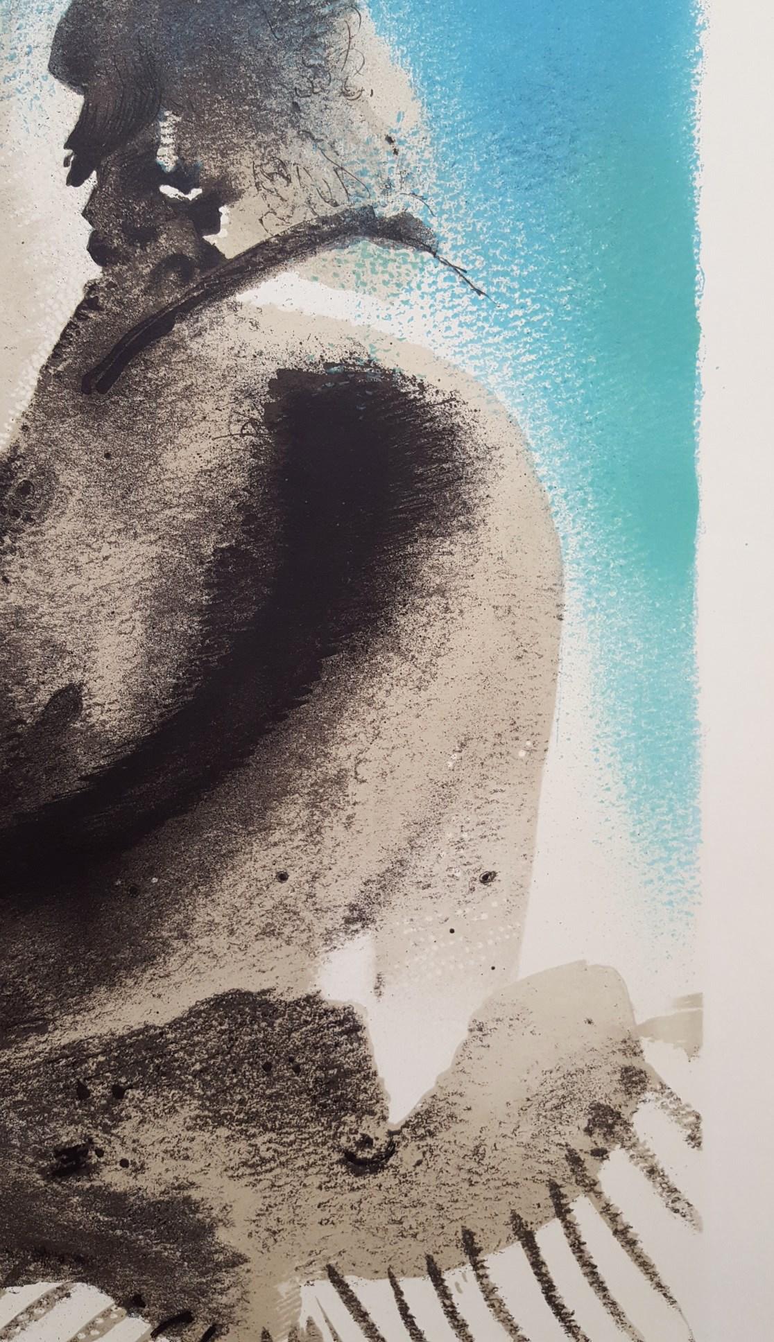 Affiche de la Galerie Louise Leiris (Le peintre et son modèle) /// Pablo Picasso nu en vente 5