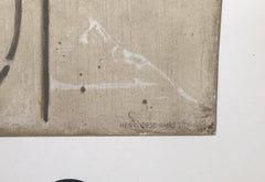 Galerie Lucie Weill, affiche cubiste en photolithographie d'après Pablo Picasso