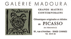 Galerie Madoura: Céramiques originales et éditées de Picasso