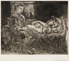 Garçon et Dormeuse a la Chandelle