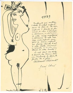 Girl - Original Lithograph by Pablo Picasso - 1939