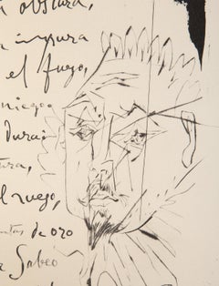 Gongora (Soneto Burlesco), Etching by Pablo Picasso