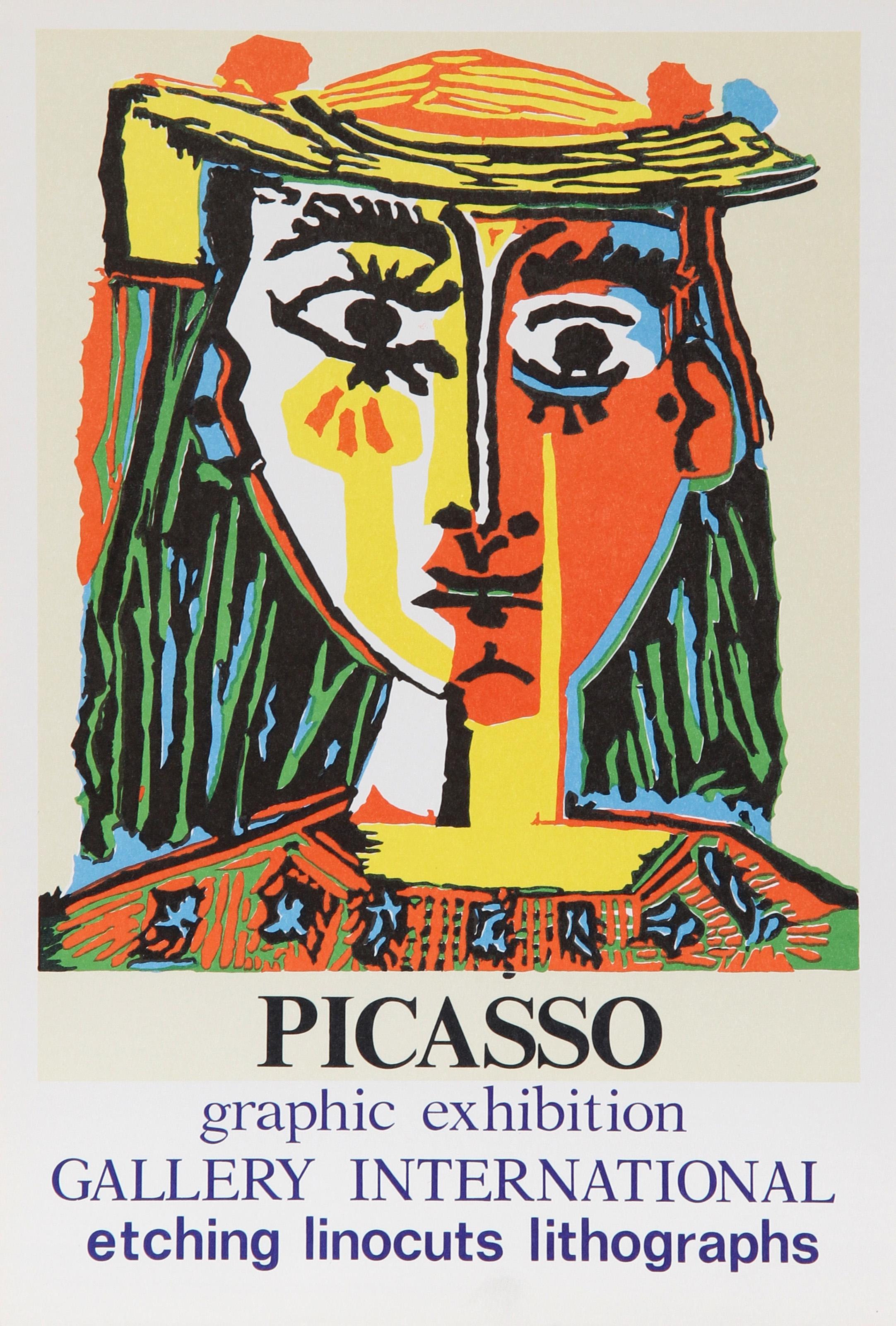 Graphic Exhibition: Gallery International, Cubist Lithograph after Pablo Picasso