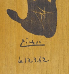 Hand of the Artist - Original lithograph - 1962