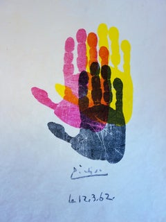 Lithographie d'origine de la main de l'artiste - 1962