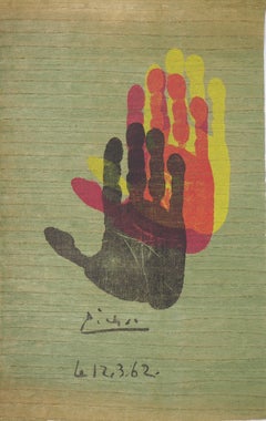 Hand of the Artist - Original lithograph - 1962