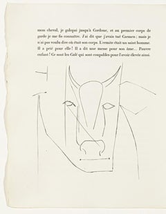 Head of a Bull (Plate XXXII), from Carmen