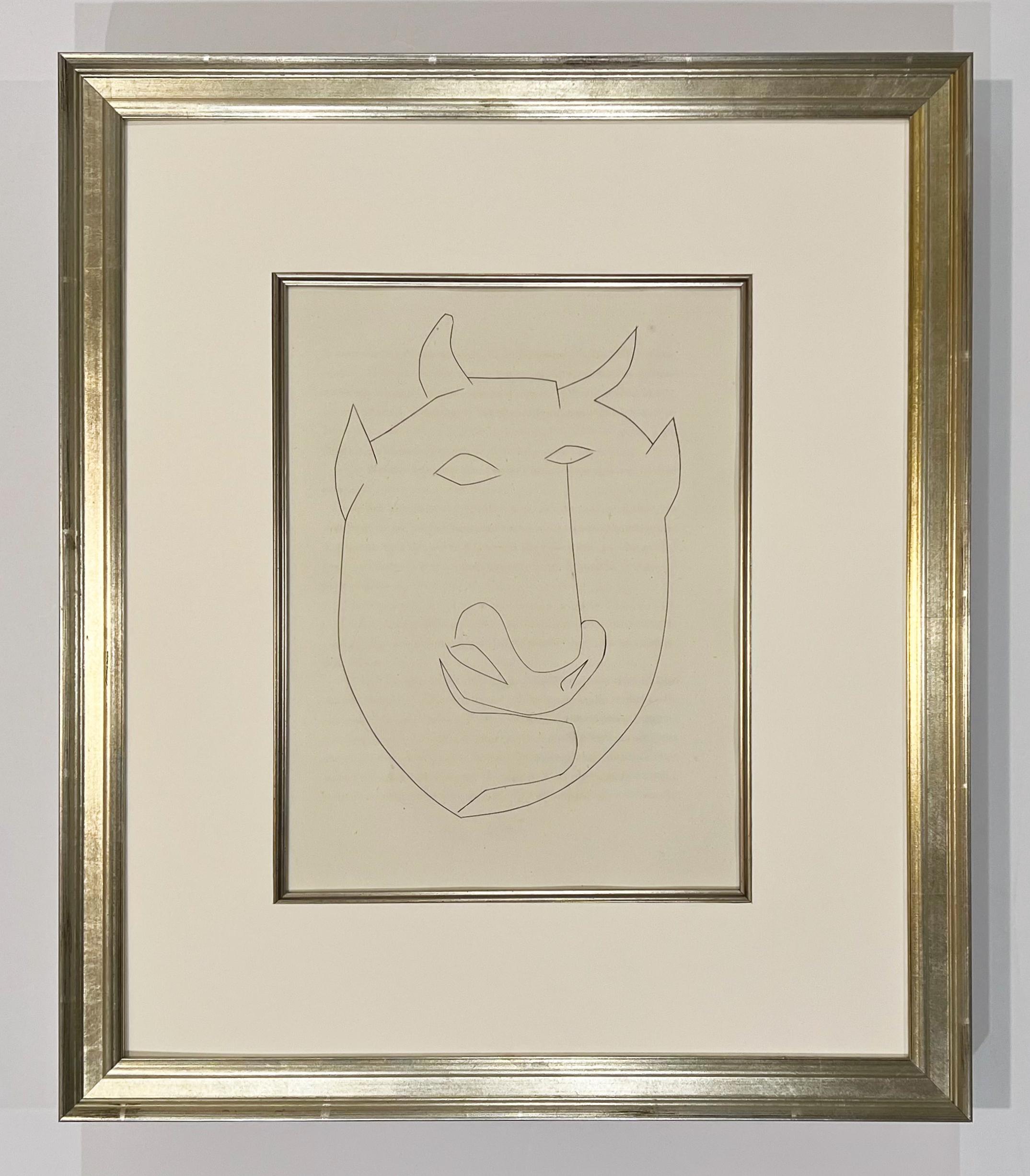 Head of Satyr (Plate XXV), from Carmen - Print by Pablo Picasso